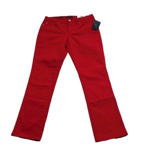 Charter Club Lexington pants Red Color, Size 6p